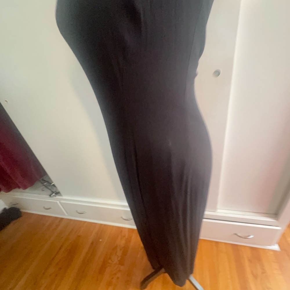 One-of-a-Kind Custom Long Black Dress - Picture 7 of 10